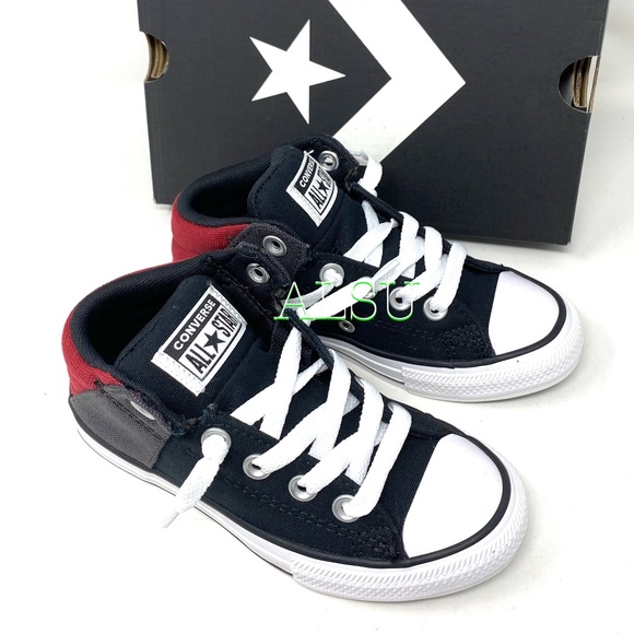 Converse Ctas Axel Mid Black Alley Canvas Kid’s - Picture 7 of 10